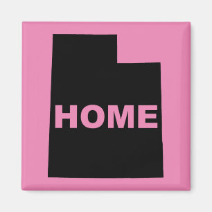 Utah Home Away From State Fridge Magnet