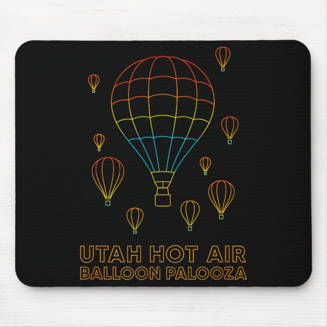 Utah Hot Air Balloon Palooza Apparel  Mouse Pad (Front)