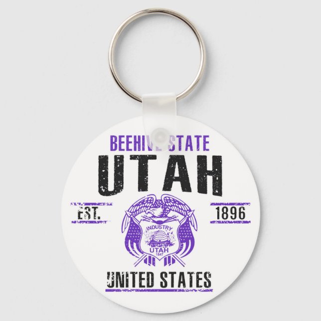 Utah Key Ring (Front)