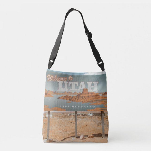 Utah Life Elevated Crossbody Bag (Back)