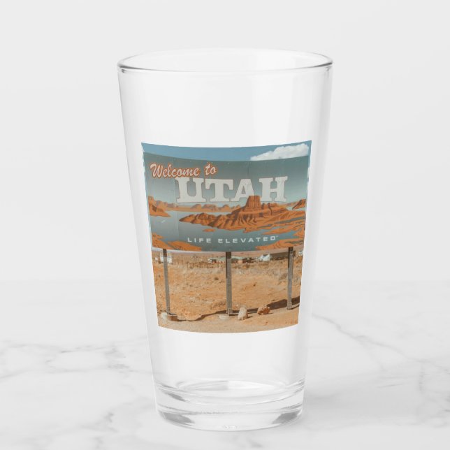 Utah Life Elevated Glass (Front)