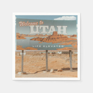 Utah Life Elevated Napkin