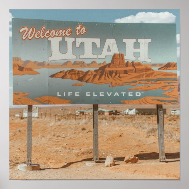 Utah Life Elevated Poster (Front)