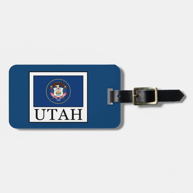 Utah Luggage Tag (Front Horizontal)