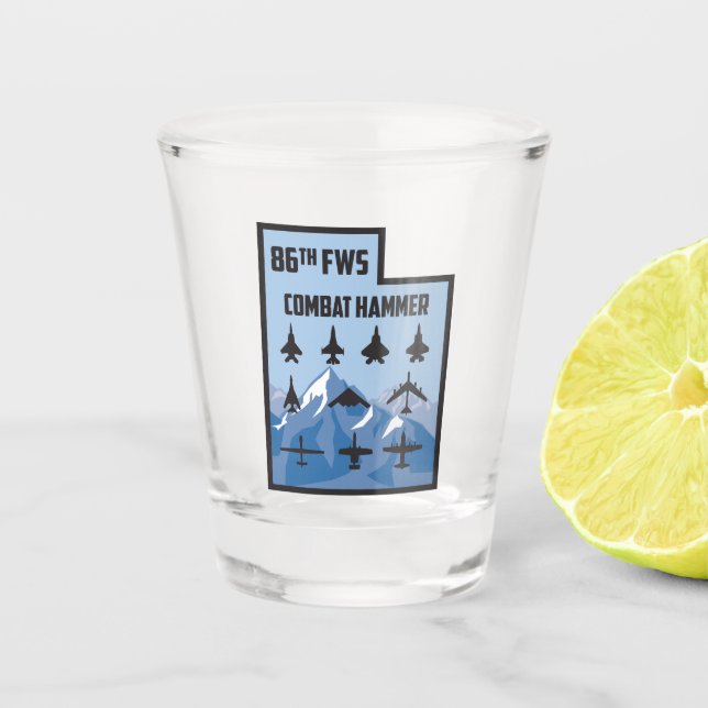 Utah MDS Patch Shot Glass (Front)