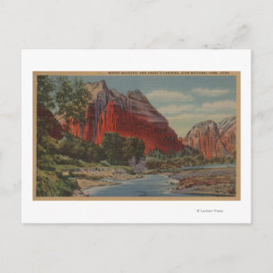Utah - Mount Majestic & Angel's Landing Postcard