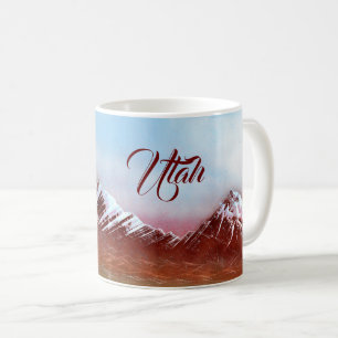 Utah Mountain Range Coffee Mug