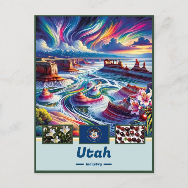 Utah Natural Wonder: Scenic Postcard (Front)