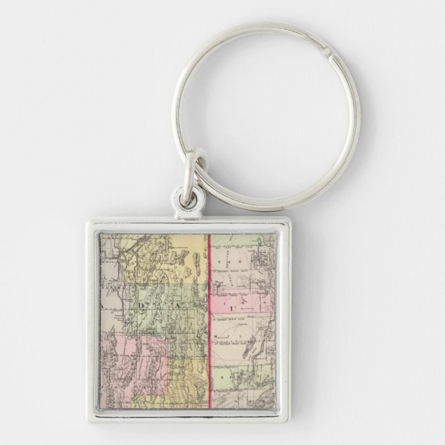 Utah, Nevada Key Ring (Front)