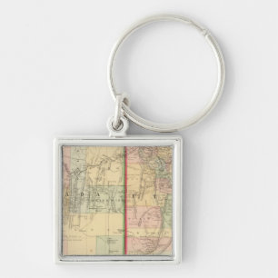 Utah, Nevada Map by Mitchell Key Ring