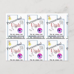 Utah paranormal postcard