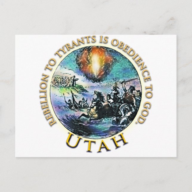 Utah Party Invitation Postcard (Front)
