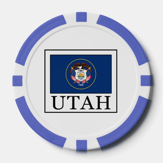 Utah Poker Chips (Front)