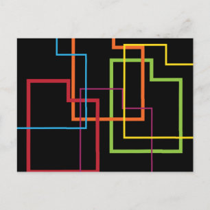 utah pride blur postcard