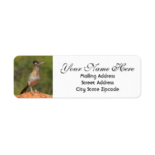 Utah Roadrunner Return Address Label