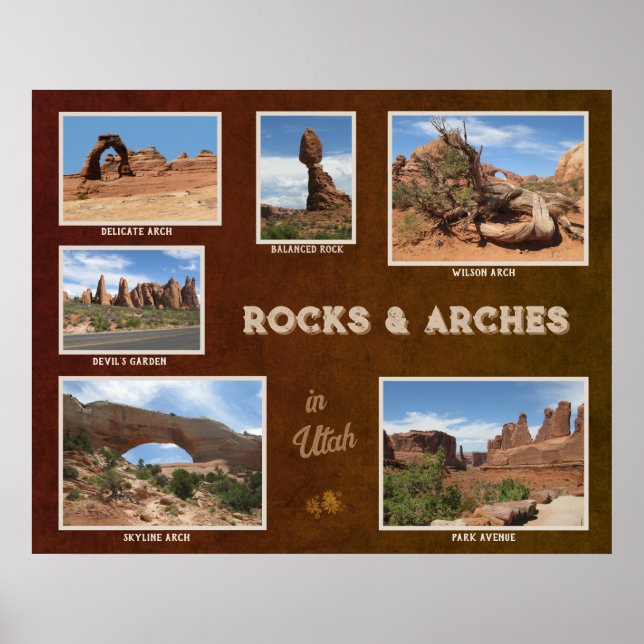 Utah: Rocks & Arches  Poster (Front)