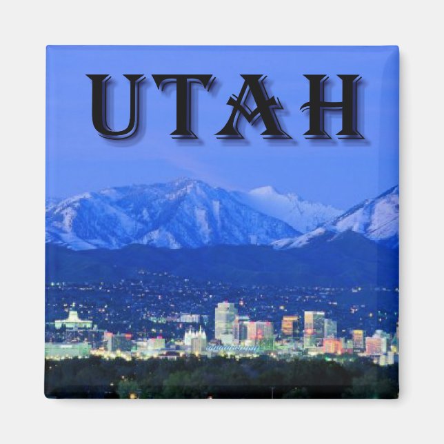 Utah, Salt Lake City Magnet (Front)
