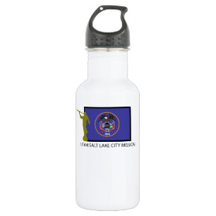 UTAH SALT LAKE CITY MISSION LDS CTR 532 ML WATER BOTTLE
