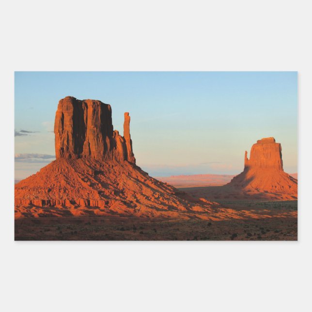 Utah Sandstones, scenic photograph, Rectangular Sticker (Front)