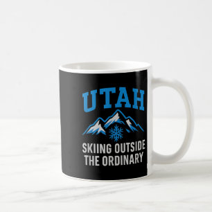 Utah Skiing Outside The Ordinary Collegiate Graphi Coffee Mug
