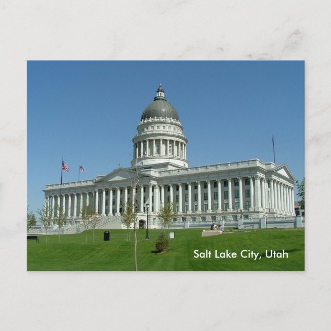 Utah State Capitol Postcard (Front)