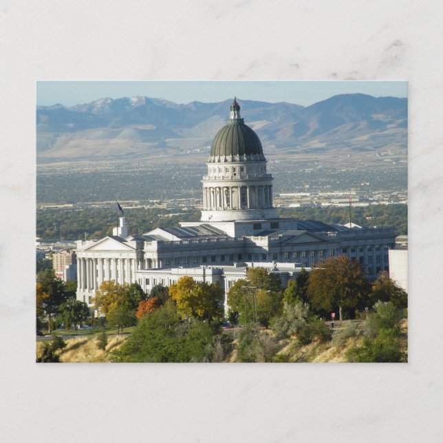 Utah State Capitol Postcard (Front)