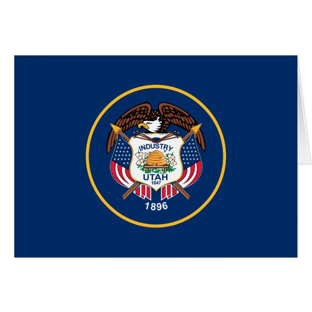 Utah State Flag (Front Horizontal)