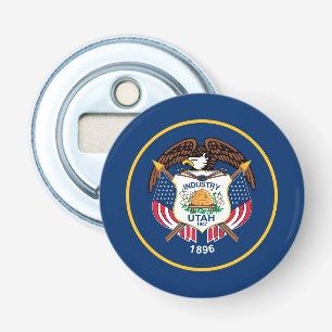 Utah State Flag Bottle Opener