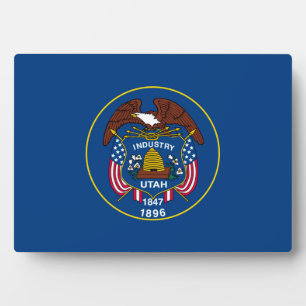 Utah State Flag Design Plaque