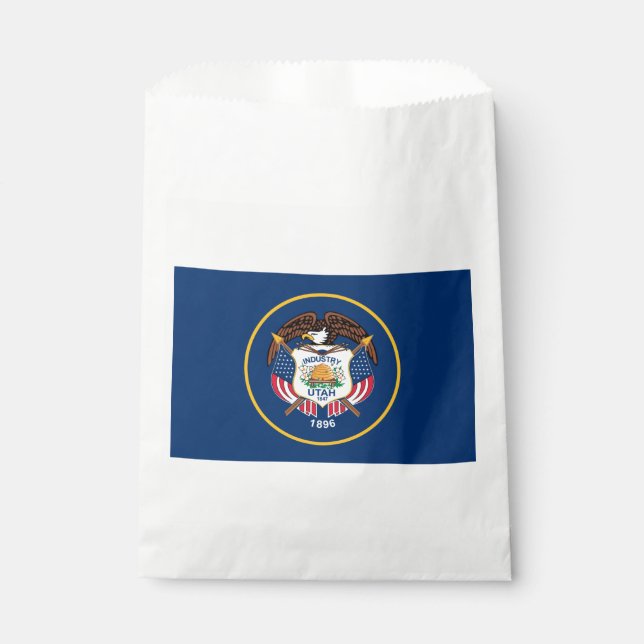 Utah State Flag Favour Bag (Front)
