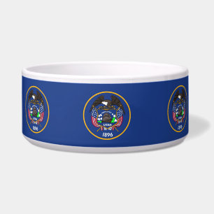 Utah State Flag Pet Bowl