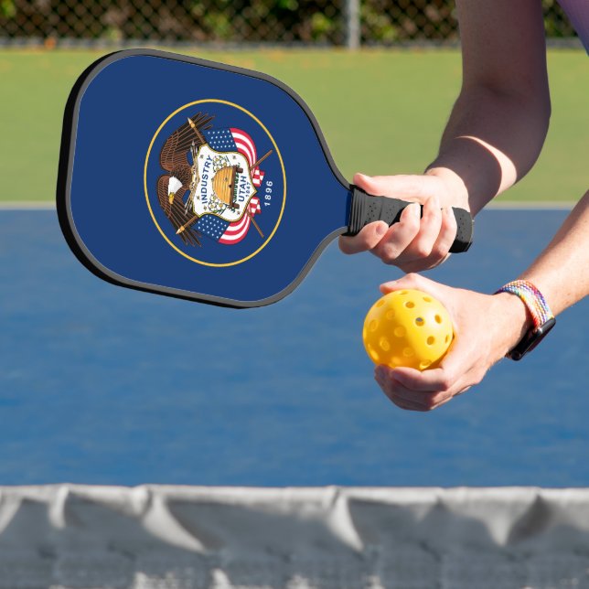Utah State Flag Pickleball Paddle (Insitu)