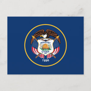 Utah State Flag Postcard