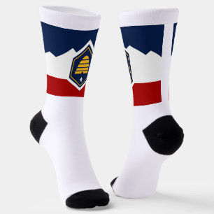 Utah State flag Socks