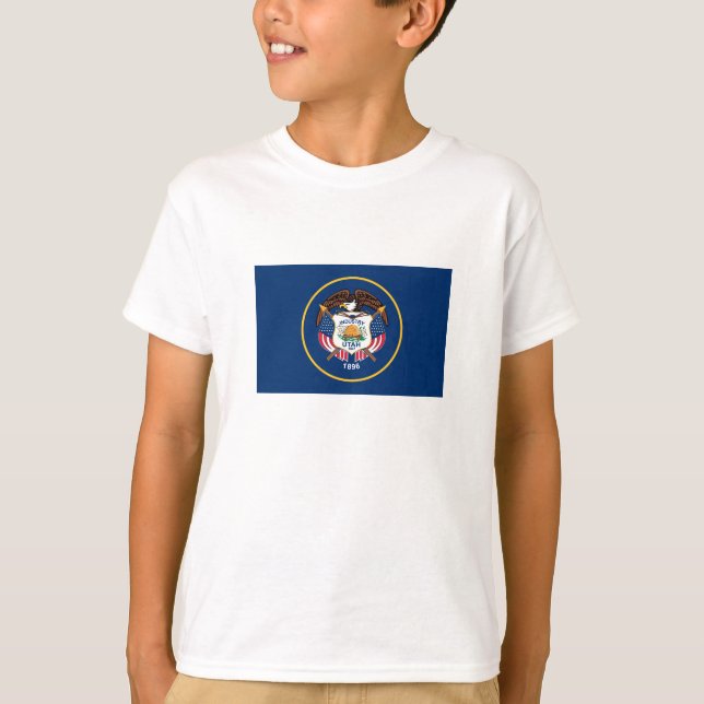 Utah State Flag T-Shirt (Front)