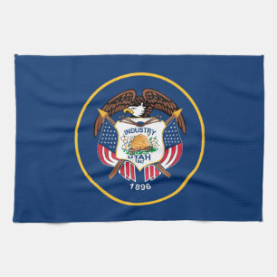 Utah State Flag Tea Towel