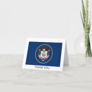 Utah State Flag Thank You Card