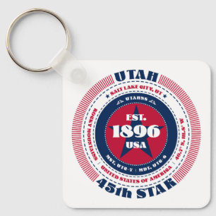 Utah State Keychain
