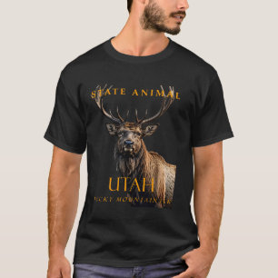 Utah Territory Animal Stunning Mountain Elk T-Shirt