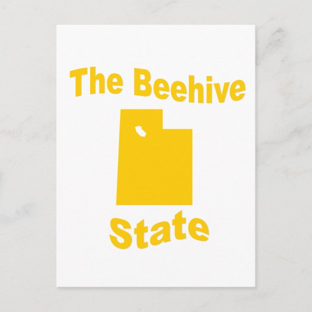 Utah: The Beehive State Postcard (Front)