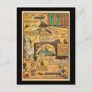Utah the Salt Lake State Postcard