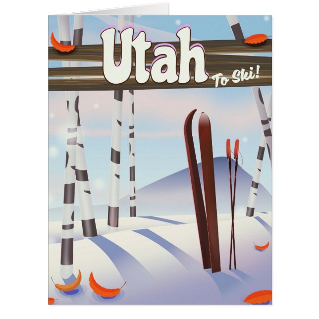 Utah to ski! (Front)