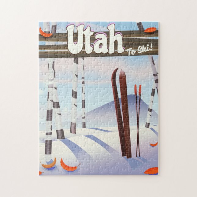Utah to ski! jigsaw puzzle (Vertical)