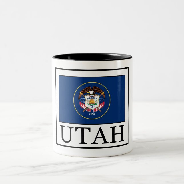 Utah Two-Tone Coffee Mug (Center)