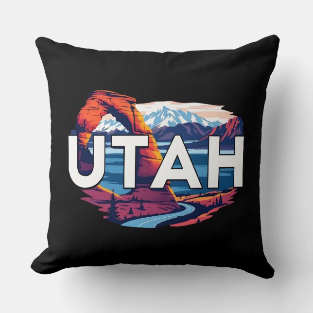 Utah United States of America Cushion (Front)