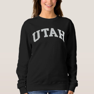 Utah US College Font Proud American USA Sweatshirt