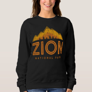 Utah Us - Retro Vintage Zion National Park Sweatshirt