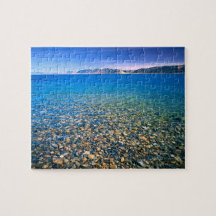 UTAH. USA. Clear water of Bear Lake reveals Jigsaw Puzzle