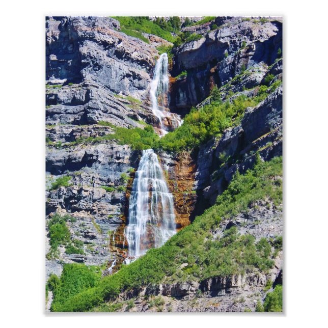 Utah Waterfall #1a- Framable Photo Print (Front)