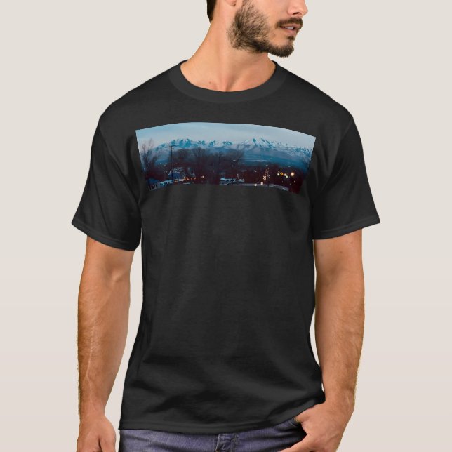 Utah Winter Horizon  Active T-Shirt (Front)